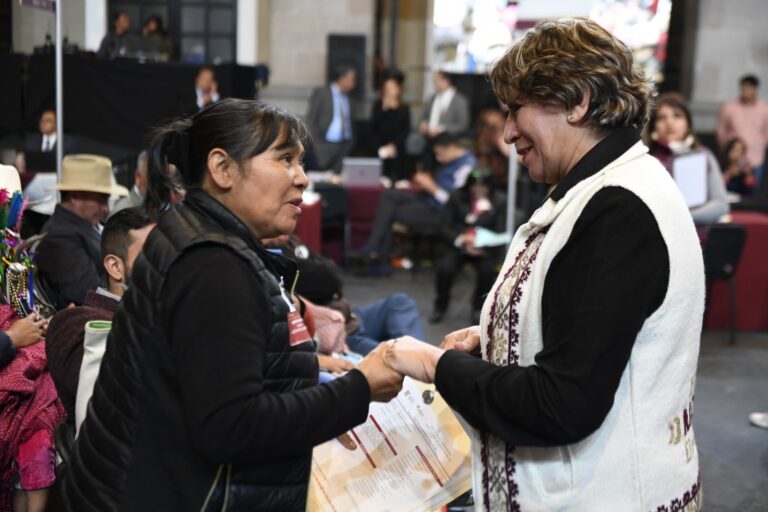 Gobernadora Delfina Gómez arranca con el registro para la Pensión Mujeres con Bienestar
