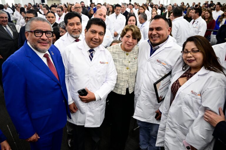 Gobernadora Delfina Gómez impulsa el rescate del ISSEMYM con entrega de plazas y recursos