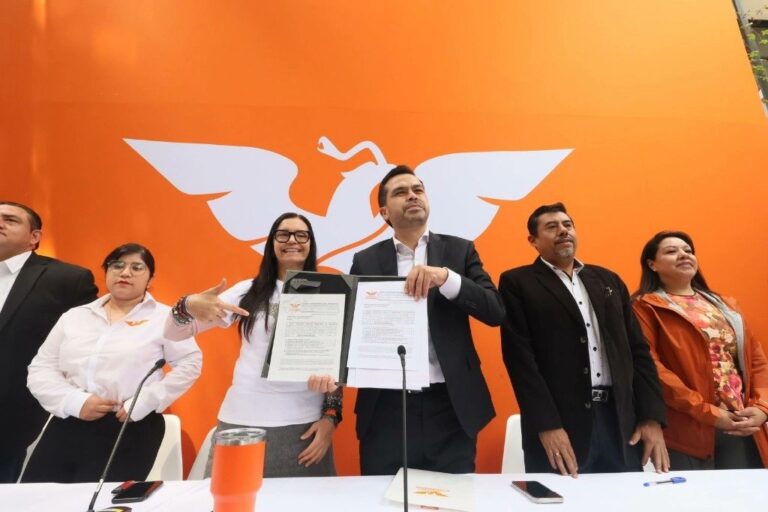 Se registra Máynez como aspirante para dirigir Movimiento Ciudadano