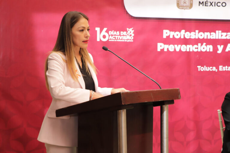 Refuerza Estado de México profesionalización del personal del servicio público en atención a mujeres en situación de violencia