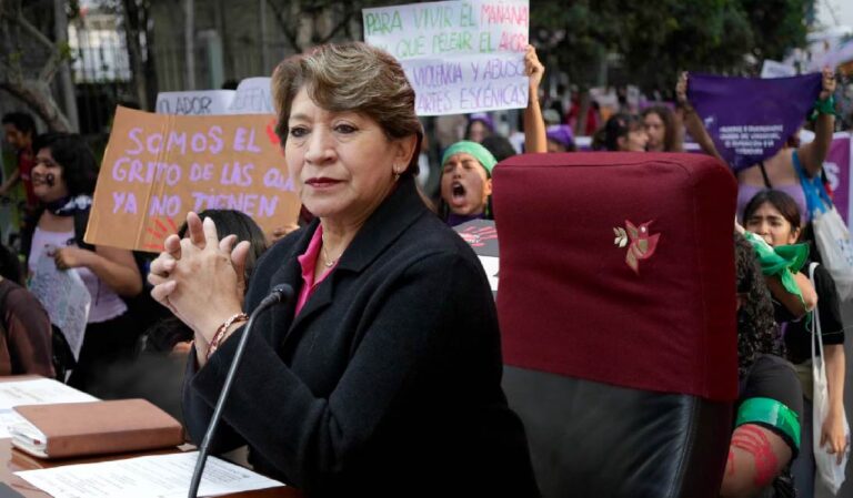 Gobernadora Delfina Gómez anuncia reducción de feminicidios y secuestros en EdoMéx