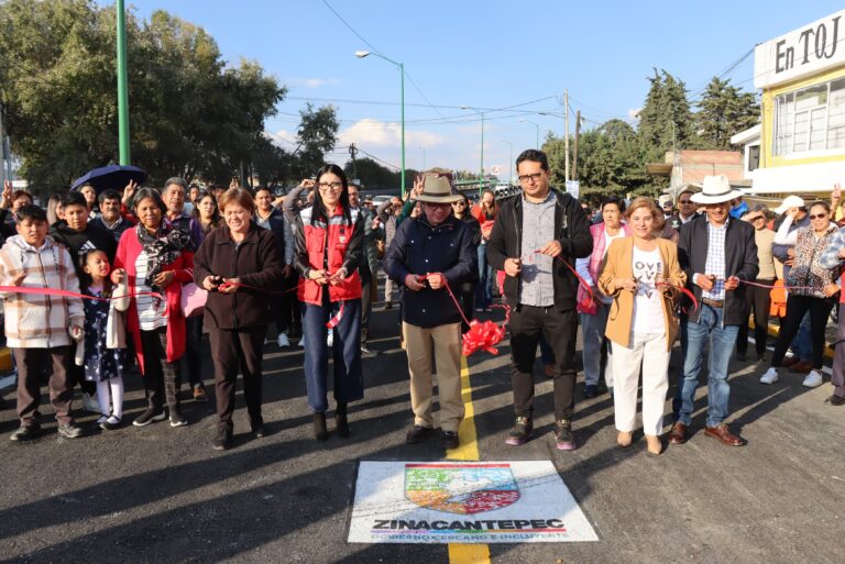 Zinacantepec moderniza vialidades clave para mejorar la movilidad urbana