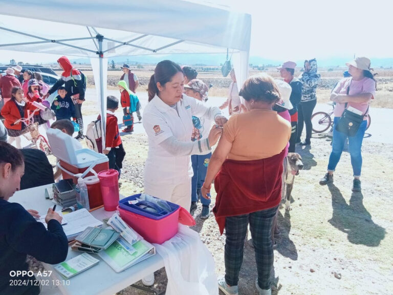 Intensifican Brigadas Intensivas de Vacunación en 500 Comunidades Alejadas del Estado de México