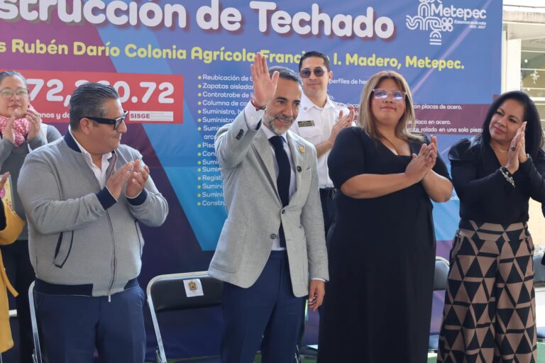 Compromiso con la niñez; Fernando Flores entrega nueva techumbre en Jardín de Niños
