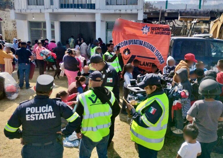 La Secretaría de Seguridad lleva esperanza y apoyo a niños vulnerables en el Edomex