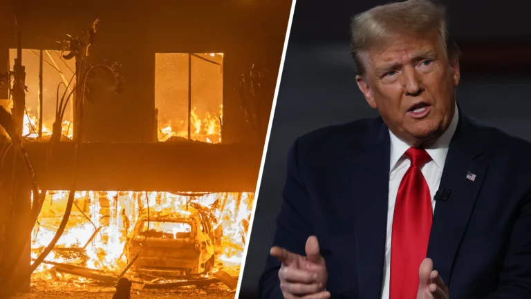 Donald Trump califica de “incompetentes” a políticos a cargo de los incendios en Los Ángeles