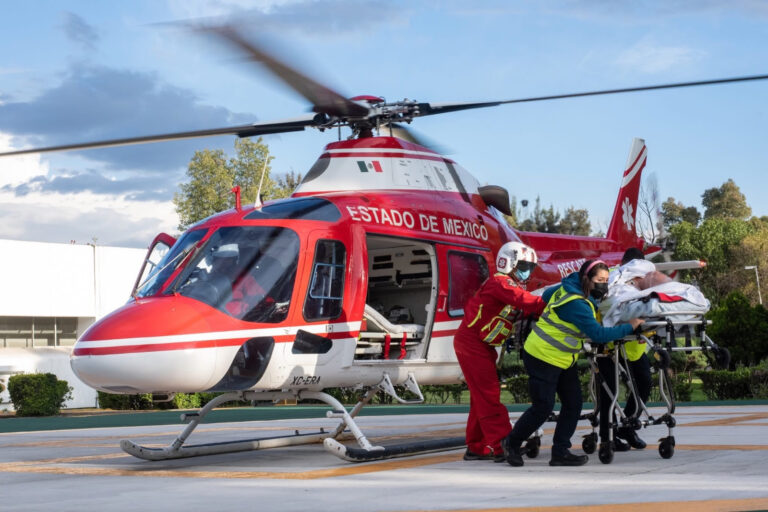 Realiza “Grupo de Rescate Aéreo Relámpagos” más de 900 operaciones en apoyo a la población mexiquense