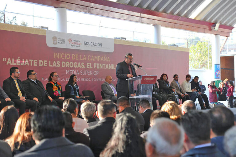 Arranca en el Estado de México la campaña nacional “Aléjate de las drogas” para prevenir el consumo de fentanilo entre jóvenes
