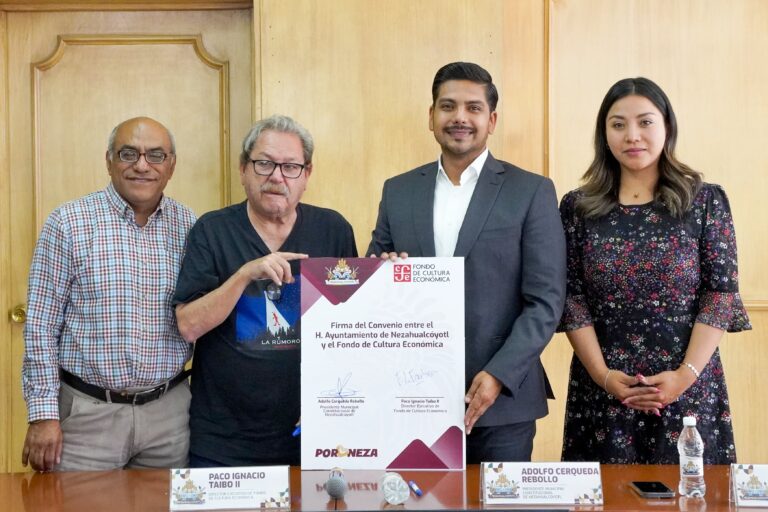 FCE y gobierno local impulsan programa de fomento a la lectura en Nezahualcóyotl