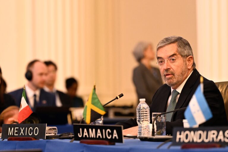 Convoca México a OEA a enfrentar retos mediante principios establecidos por la presidenta Sheinbaum