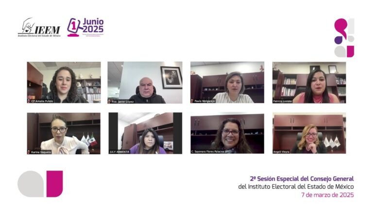 IEEM aprueba listados de candidaturas para elección extraordinaria