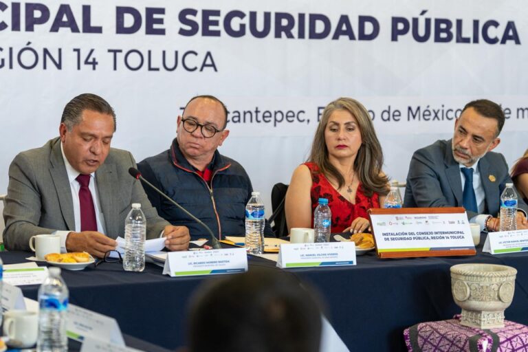 Ricardo Moreno asume liderazgo en el Consejo de Seguridad del Valle de Toluca