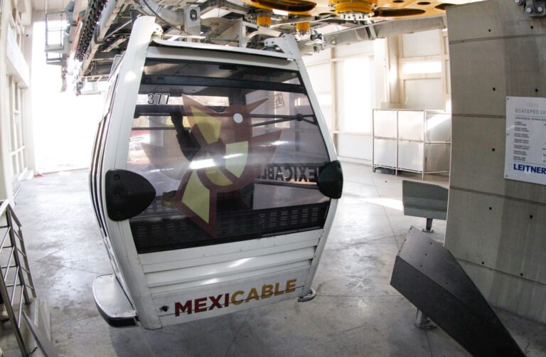 Avance del 34% en la construcción de la Línea 3 del Mexicable en Naucalpan