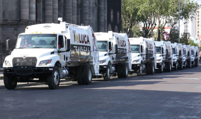 Toluca reduce la contaminación con unidades sustentables de recolección de residuos