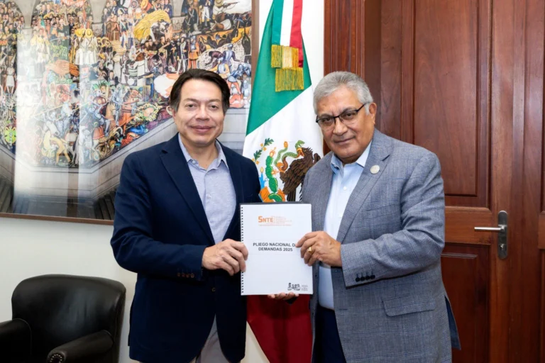 SEP recibe Pliego Nacional de Demandas del magisterio 