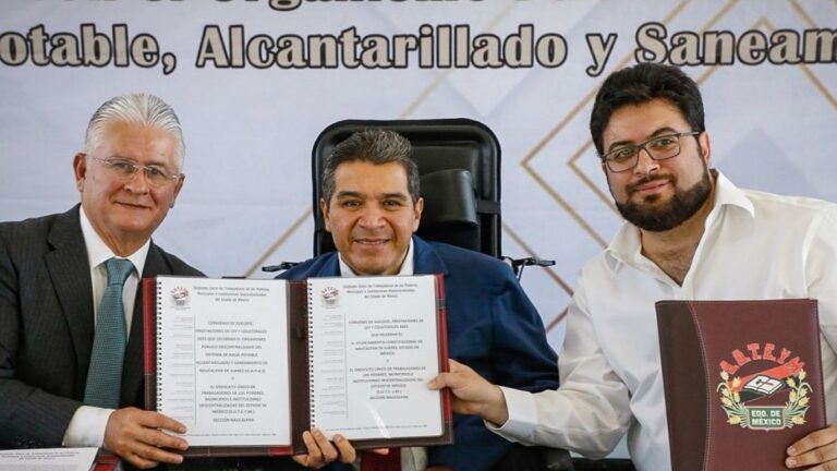 Firman convenio laboral 2025 en Naucalpan con incremento salarial para sindicalizados