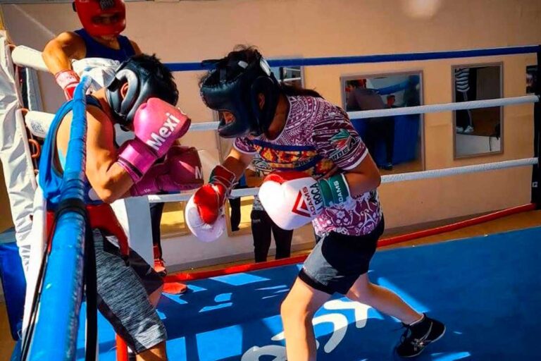 Alameda Central de Toluca sede de la clase masiva de box 