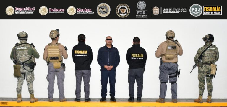Detienen a cinco presuntos extorsionadores en Edoméx; entre ellos, un síndico y un exalcalde