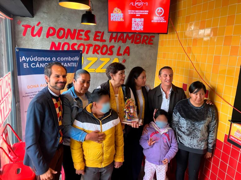 Venta con causa en 13 sucursales de Ponte Pizza en apoyo a niños con cáncer