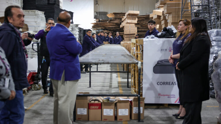 IEEM inicia distribución de material electoral para las elecciones judiciales en el Estado de México