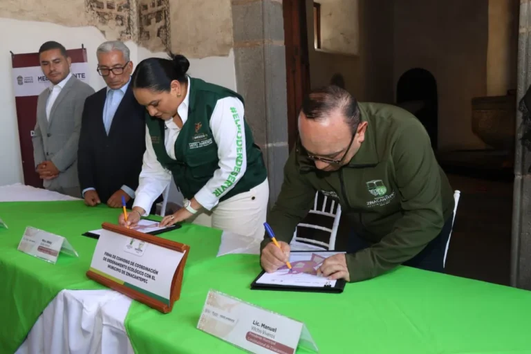 Zinacantepec firma convenio para ordenar uso del suelo y conservar ecosistemas