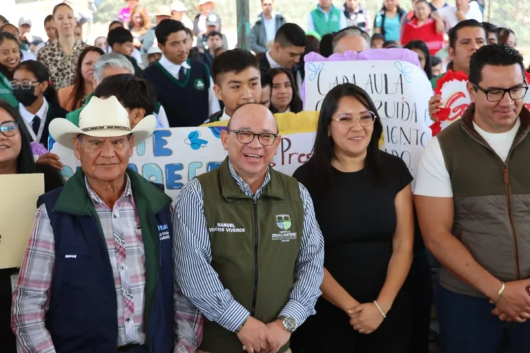 Nuevas aulas del Telebachillerato 509 dignifican la educación en Zinacantepec
