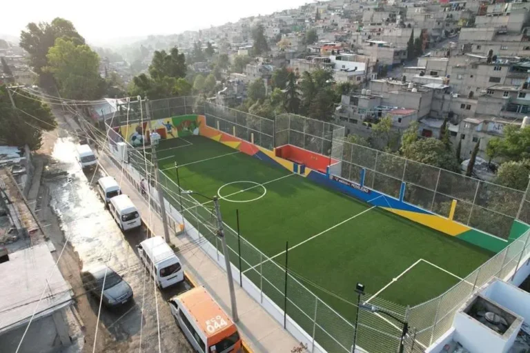 Mexicable impulsa el deporte con nueva cancha en Naucalpan