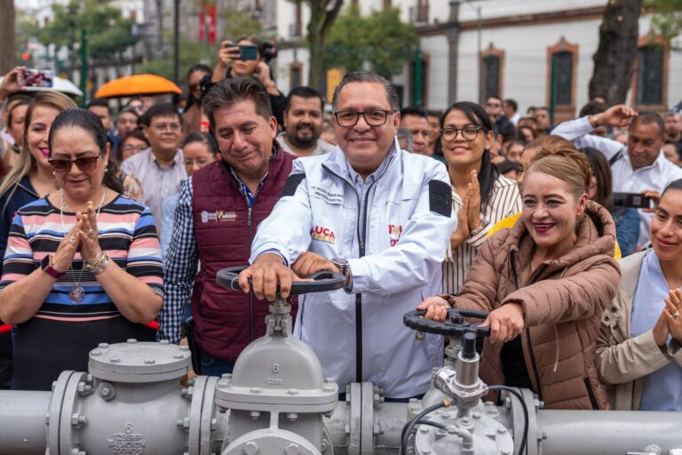 Inauguran pozo Zaragoza en Toluca y beneficia a más de 21 mil habitantes