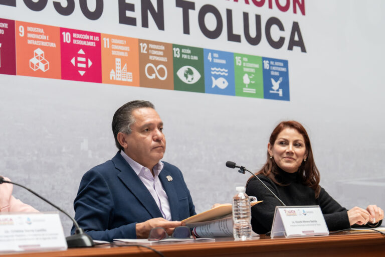Toluca instala Consejo Municipal para avanzar en metas de la Agenda 2030