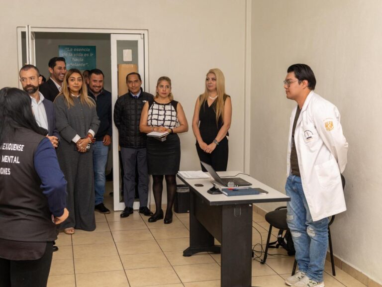Supervisan atención en salud mental y adicciones en Metepec