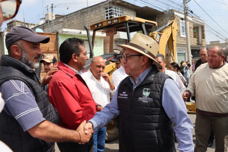 Más conectividad y seguridad: inicia pavimentación en San Matías, Zinacantepec