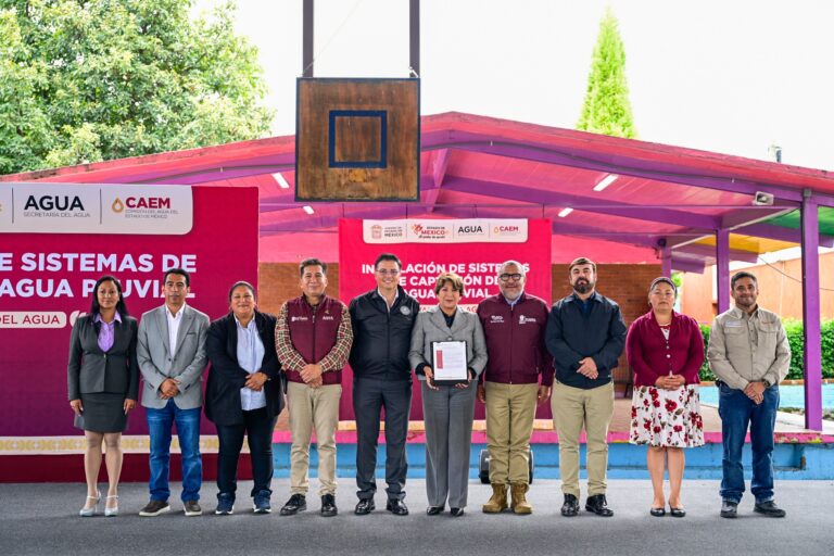 Garantizan agua a más de 46 mil mexiquenses con sistema de captación pluvial