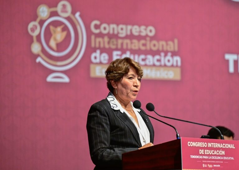 Delfina Gómez inaugura Congreso Internacional de Educación en Edoméx