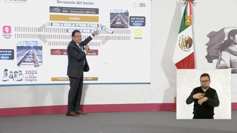 Director del Tren Maya descarta descarrilamiento en Izamal y habla de “anomalía