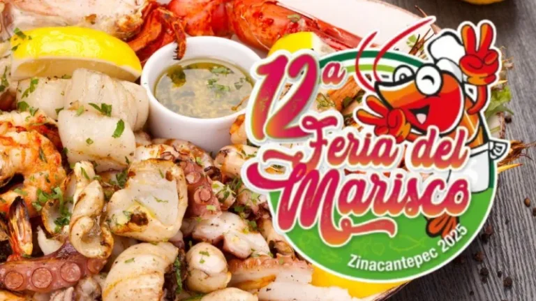 Todo listo para la 12ª Feria del Marisco en Zinacantepec con música y sabor