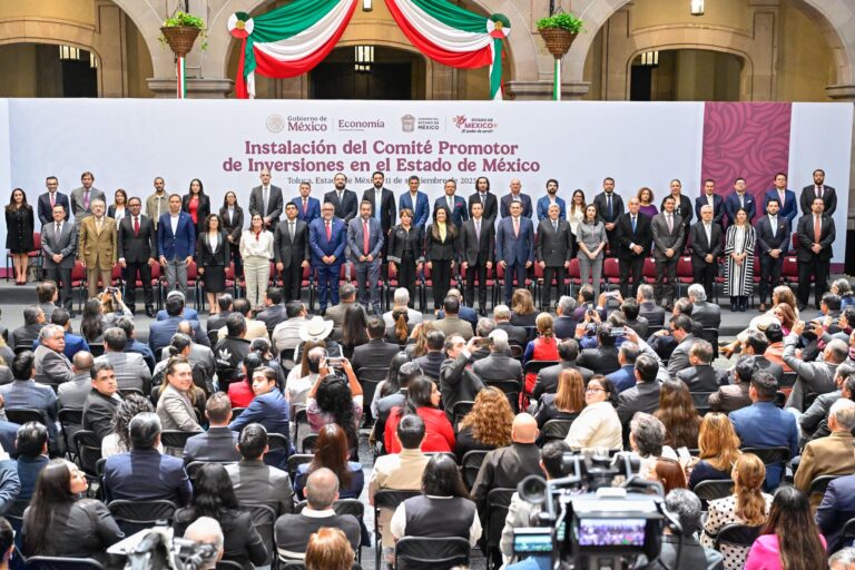 Instalan Comité Promotor de Inversiones en Edoméx para fortalecer desarrollo económico