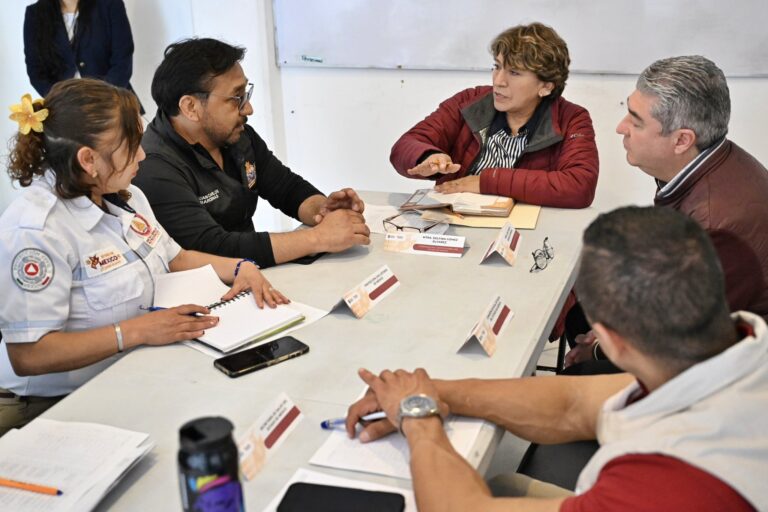 Edoméx supervisa apoyo en Nezahualcóyotl tras intensas lluvias
