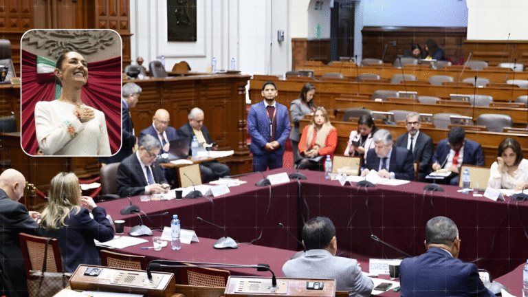 Congreso del Perú aprueba moción para declarar persona non grata a Claudia Sheinbaum