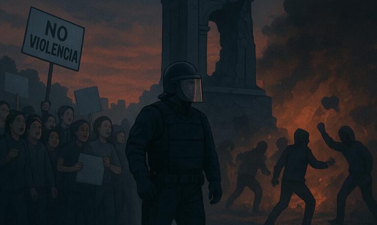 Protestar sí, destruir no