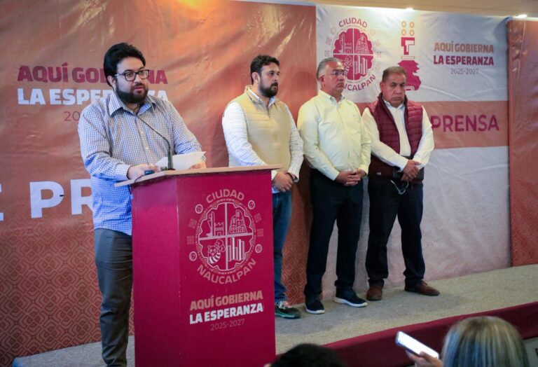 Naucalpan presenta plan histórico de inversión en obras públicas por más de 740 millones de pesos