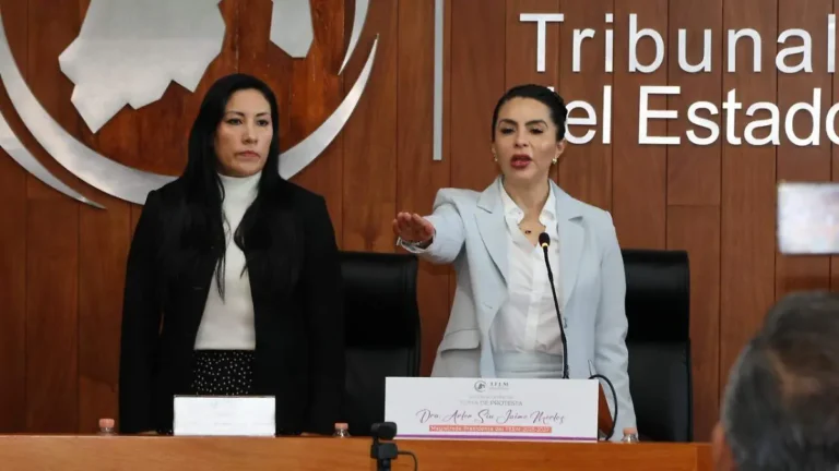 Arlen Sui Jaimes Merlos asume presidencia del TEEM y presenta plan 2025-2027