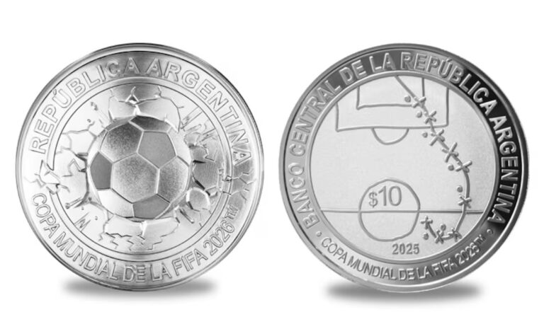 Argentina lanza moneda de plata con el gol histórico de Maradona en 1986