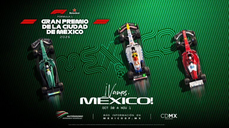 Revelan precios y fechas de preventa para el Gran Premio de México 2026