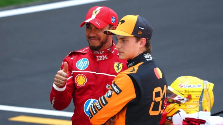 Lewis Hamilton aconseja a Piastri no volver a ceder posiciones en plena lucha por el título