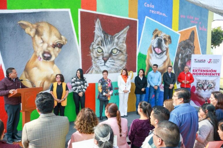Ricardo Moreno inaugura extensión del Centro de Bienestar Animal para fortalecer atención en Toluca