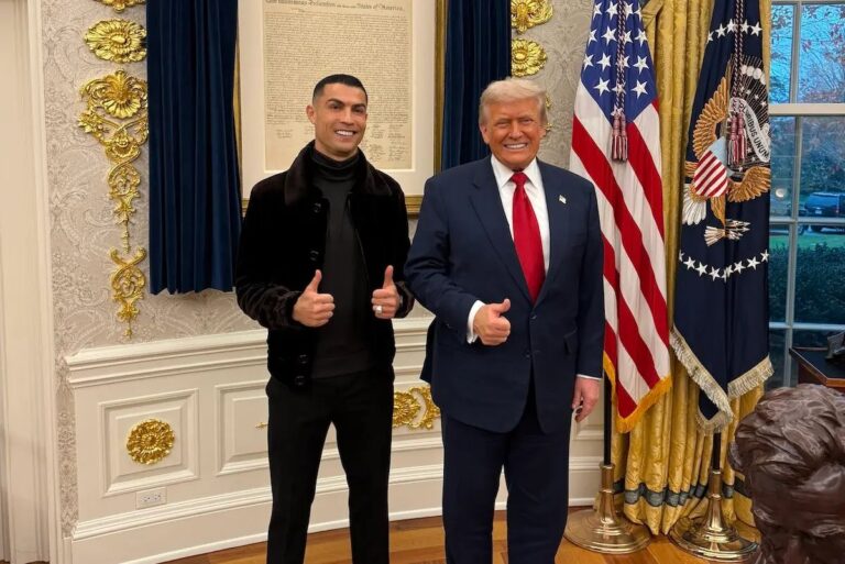 Ronaldo asiste a cena en la Casa Blanca durante visita del príncipe saudí