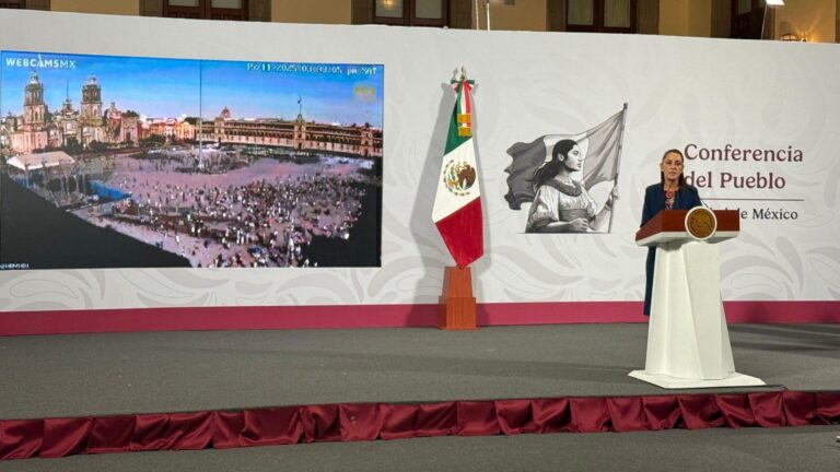 Sheinbaum acusa que el objetivo de las marchas del sábado fue provocar a policías para simular represión; pide investigar financiamiento