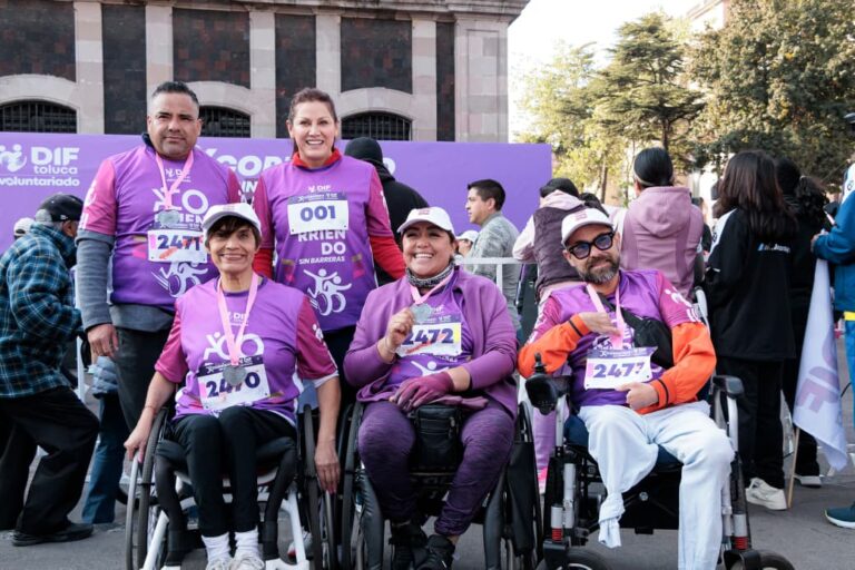 Toluca vivió un domingo de inclusión con “Corriendo sin Barreras” y la Ruta Recreativa