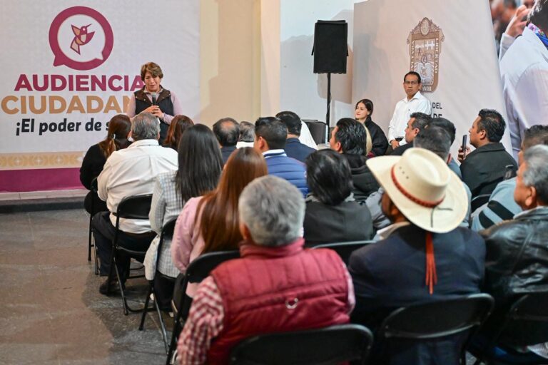 Delfina Gómez resuelve más del 50% de solicitudes en Cuarta Audiencia Ciudadana en Toluca