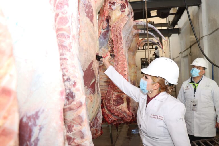 Supervisan Rastro Municipal de Zinacantepec para garantizar normas sanitarias y salud pública